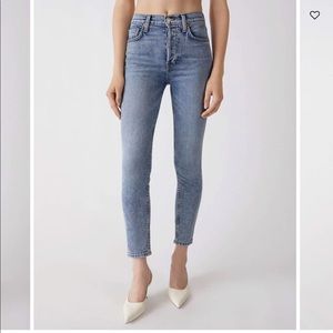 Re/done jeans size 24. Mid 90s color.